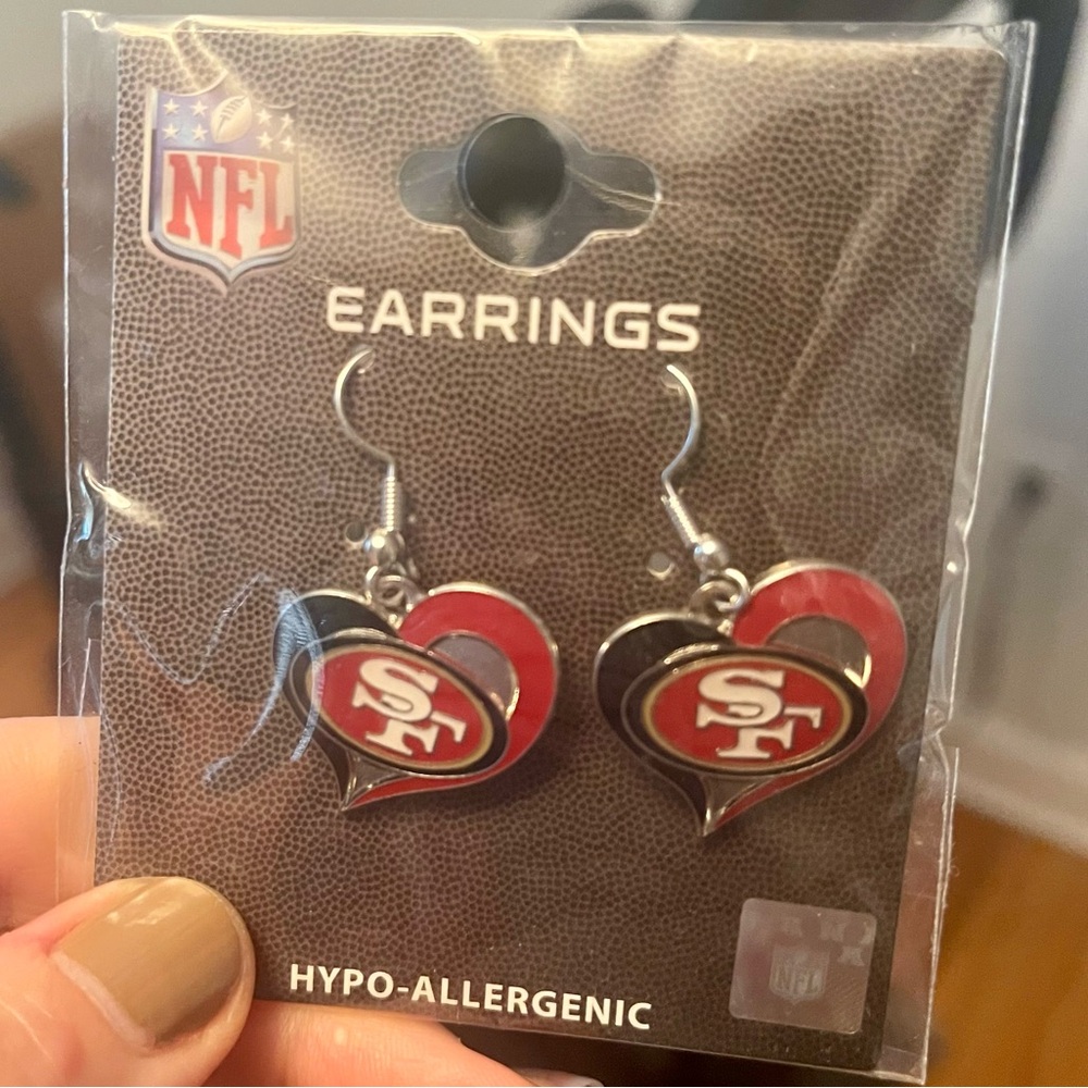 New San Francisco 49ers earrings